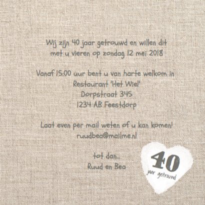Foto jubileumfeest 40 jaar hart linnen 3