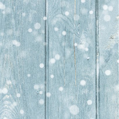 Foto kerstkaart blauw ster 2