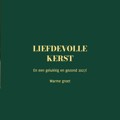 Foto kerstkaart met aanpasbare tekst 3