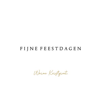 Foto kerstkaart ster goud zwart 2026 hip 3