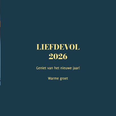 Foto nieuwjaarskaart met aanpasbare tekst 3