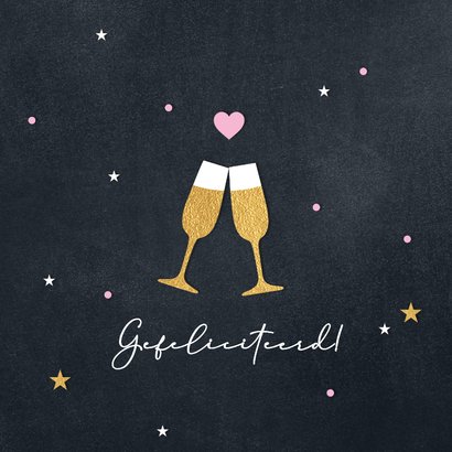 Foto verjaardag kaart typografie op krijtbord 2