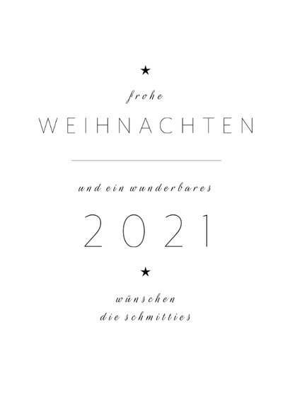 Foto-Weihnachtskarte schlicht & elegant 3