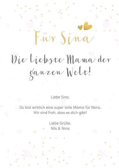 Fotocollage Karte Muttertag 'Liebste Mama!' 3