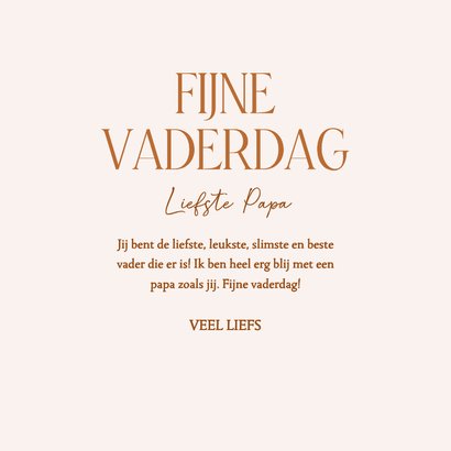 Fotocollage vaderdagkaart beige 3
