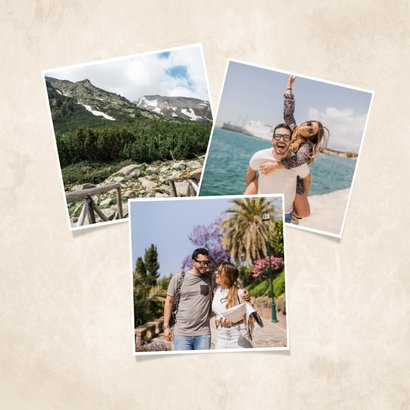 Fotocollage vakantiekaart beige structuur algemeen Bulgarije 2