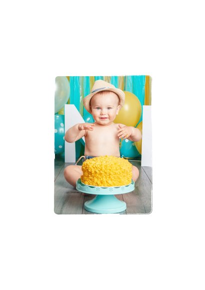 Fotokaart 1 jaar cake smash collage cupcake 2