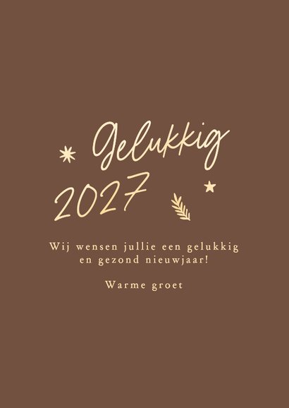 Fotokaart 2027 gouden sterren en grote eigen foto 3