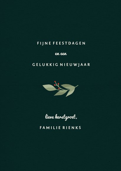 Fotokaart botanisch fotokader met schaduw 3