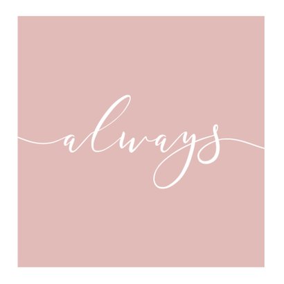 Fotokaart fotocollage 'Always' 2