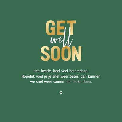 Fotokaart fotocollage beterschap get well soon bloemetje 3