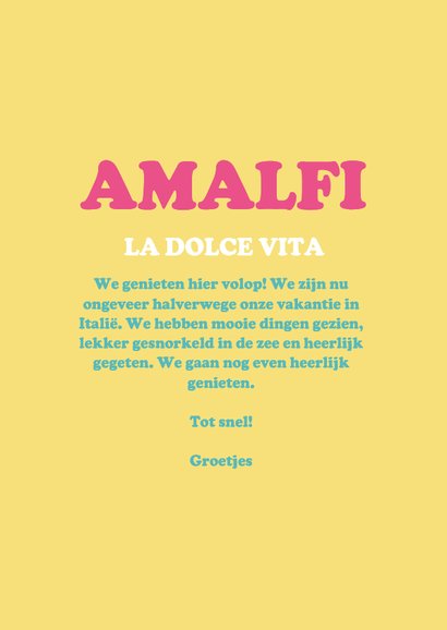 Fotokaart Italië poster hip 2 foto's aanpasbaar 3