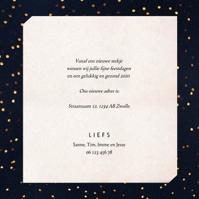 fotokaart kerst donkere achtergrond met sierlijke letters 3