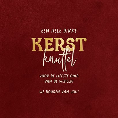 Fotokaart kerst sterren goud fijne kerst rood 3