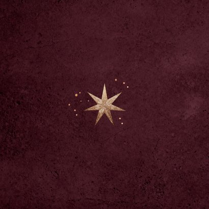 Fotokaart kerststerren foto kissmas liefde feestdagen rood Achterkant