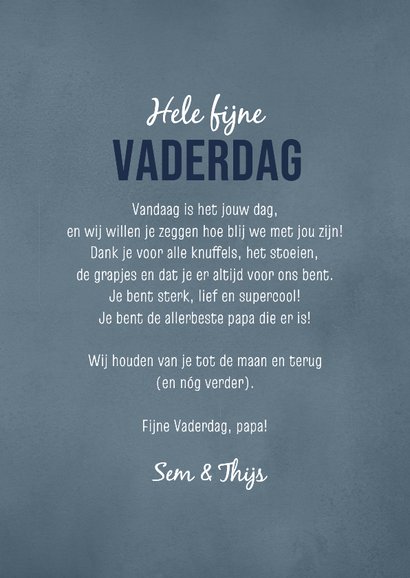 Fotokaart liefste papa modern fijne vaderdag 3