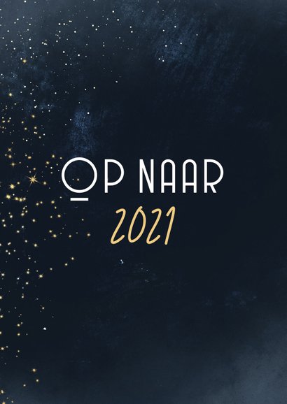 Fotokaart terugblik op 2020 fotocollage met goud 2