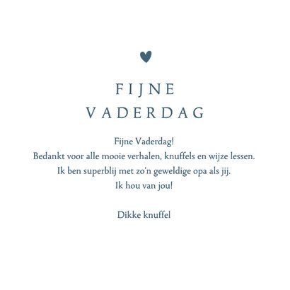 Fotokaart vaderdag opa hartjes liefste opa fijne vaderdag 3