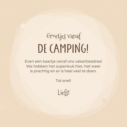 Fotokaart vakantie groetjes vanaf de camping fotocollage 3