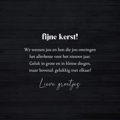 Fotokaartje kerst met collage met fijne kerst en goudlook 3