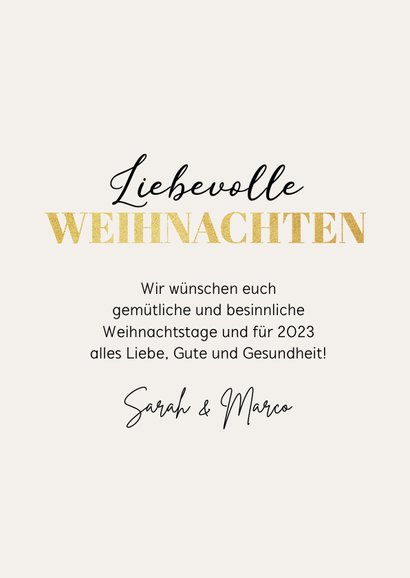 Fotokarte Weihnachten grafisch 3