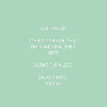 Freundschaftskarte botanisch Pastellfarben 3