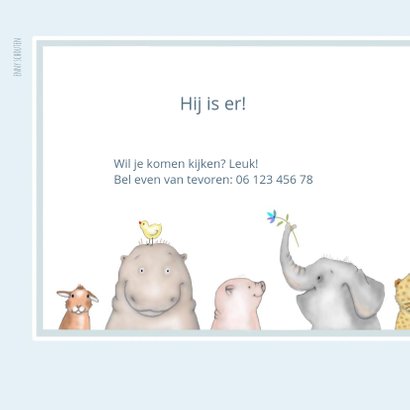 Geboorte - Baby diertjes 2
