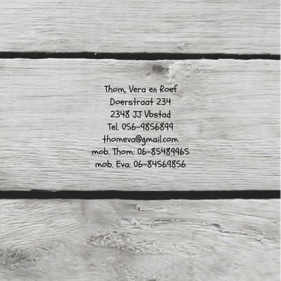 Geboorte hart krijt hout print 2
