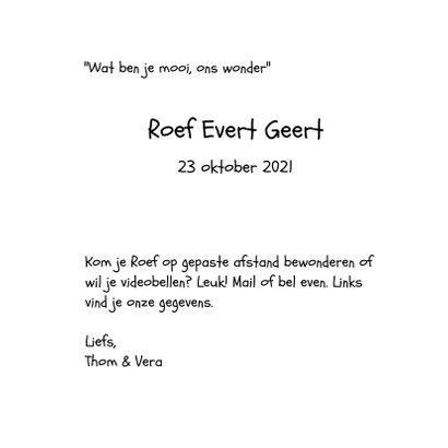 Geboorte hart krijt hout print 3
