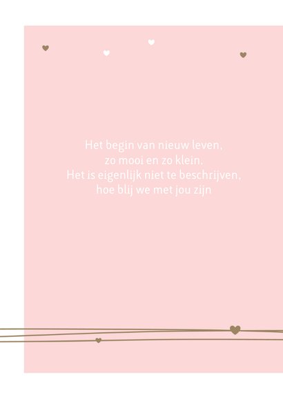 Geboorte - Hartjes met lijnen 2
