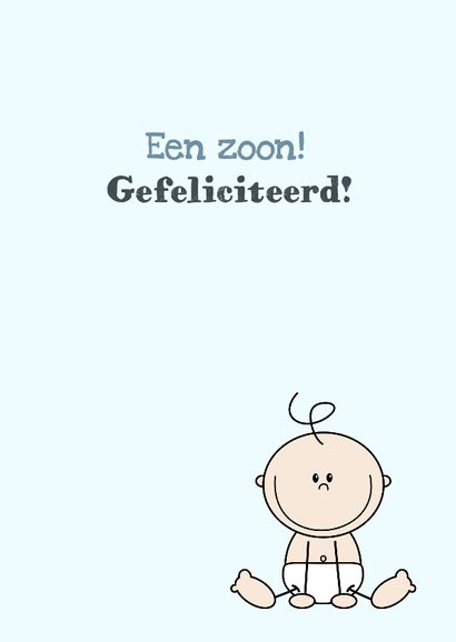 geboorte jongen lief blauw ster 3