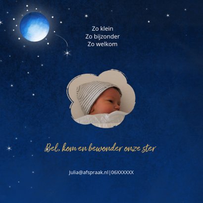 Geboorte jongen volle maan 2