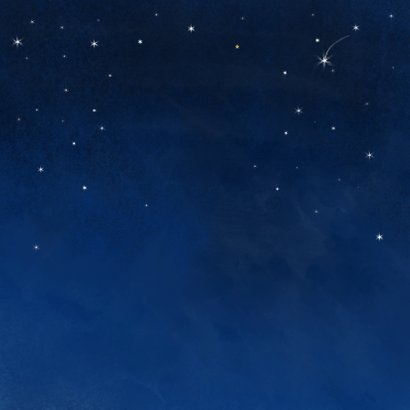 Geboorte jongen volle maan Achterkant