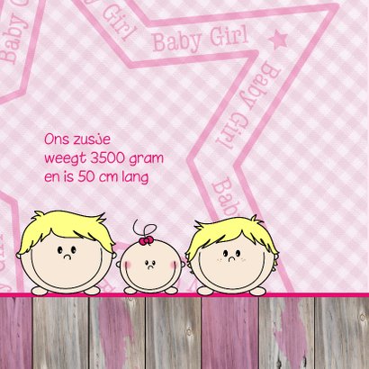 geboorte jongens blond en zusje 2