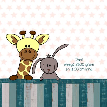 geboorte lief dieren hout 2
