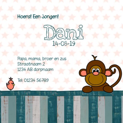 geboorte lief dieren hout 3