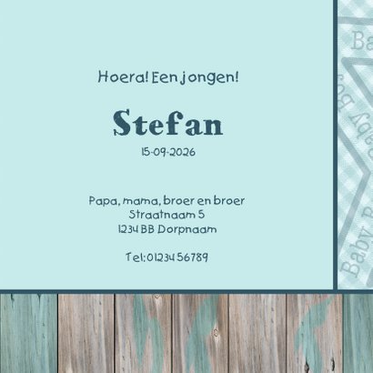 Geboorte lief stoer broertje 3