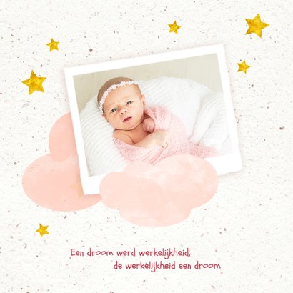 Geboorte meisje in de wolken 2