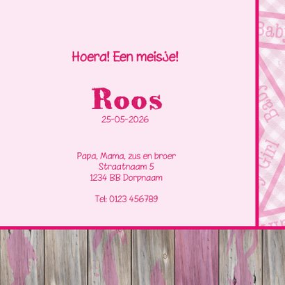 Geboorte Meisje, jongen met Zus 3