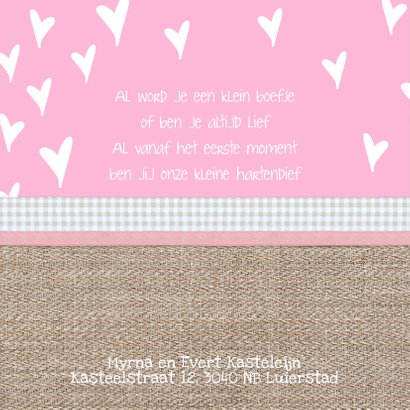 Geboorte meisje op jute 2