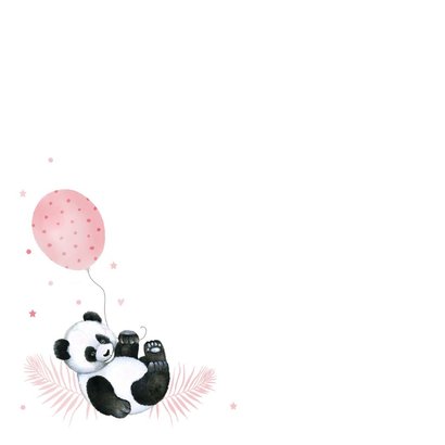 Geboorte meisje pandabeertje ballonnetje 2
