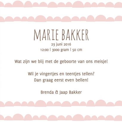 Geboorte meisje wolkje kraft 3
