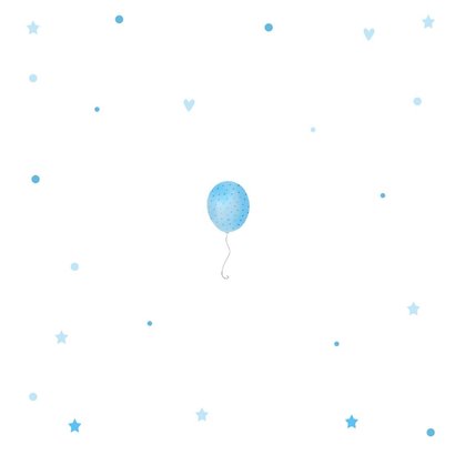 Geboorte panda ballonnetje Achterkant