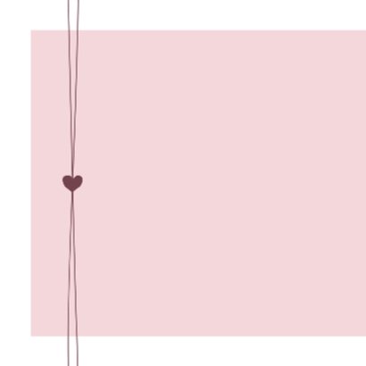 Geboorte - roze met hartjes 2