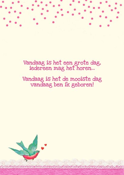geboorte roze strikje meisje 2