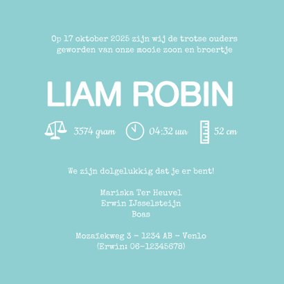 Geboorte Silhouet Jongen Verven 3