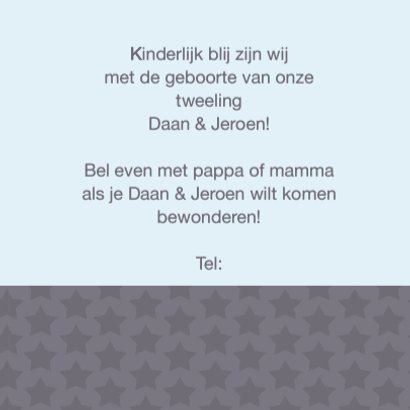 geboorte tweeling boy foto 3