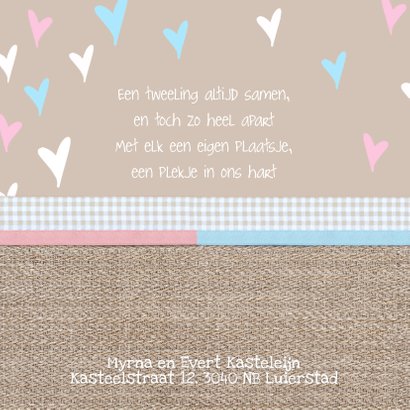 Geboorte tweeling op jute 2