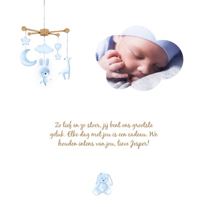 Geboorte wiegje jongen 2