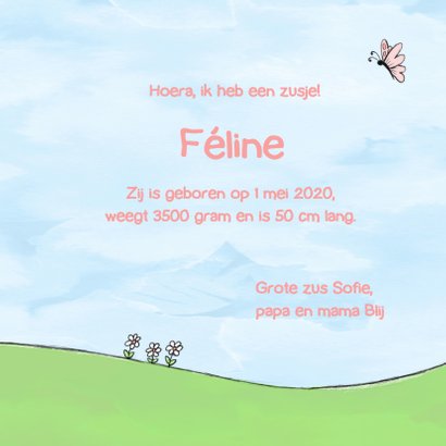 Geboorte zusje geboren - IH 3